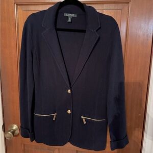 Women’s Navy Blue Classic Navy Ralph Lauren Blazer/Jacket